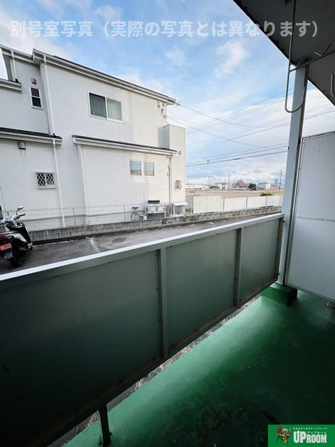 コーポ岡田のバルコニー
