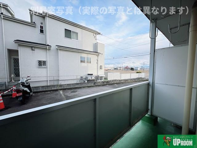 コーポ岡田のバルコニー
