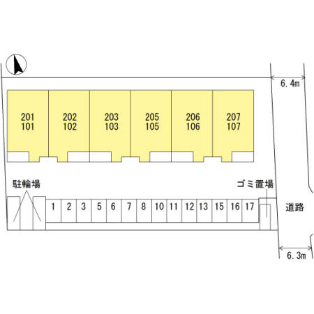 エストリヴィエールの区画図