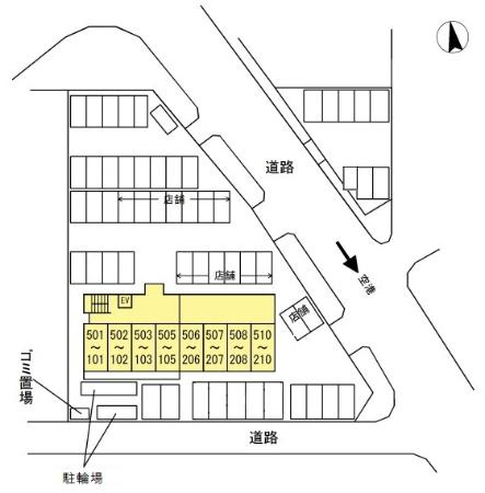 ウィング青山の区画図