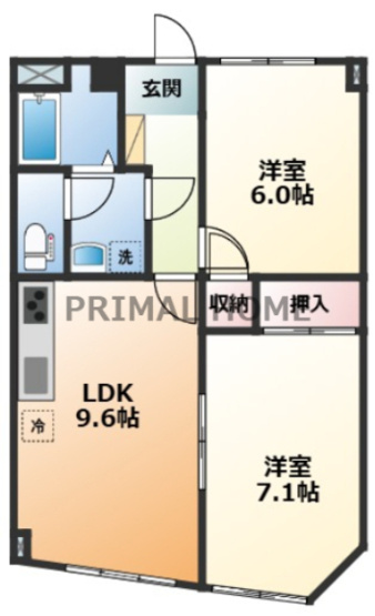 【間取り】 | 根岸駅前第二分譲共同ビル