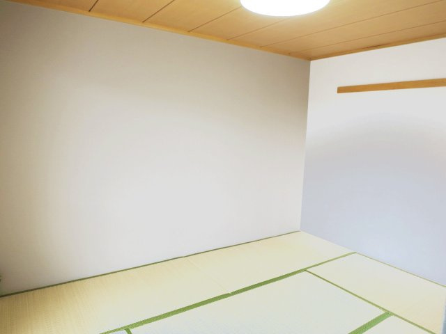 ３DK：稲荷前トゥインクル吉田C棟の和室|和室があれば客間としても活用できます