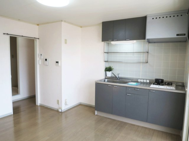 ３DK：稲荷前トゥインクル吉田C棟のキッチン|キッチンです