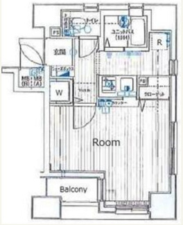 【間取り】 | メインステージ六本木 | 間取りです。