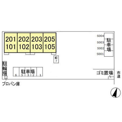 【区画図】 | レジデンスフジミ