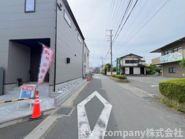 ◎高座郡寒川町小谷1丁目　新築戸建　A号棟の前面道路含む現地写真|全面道路の様子です◇