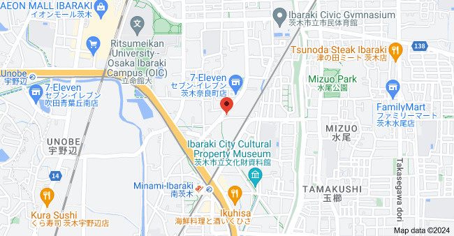 ハイツ若草の地図