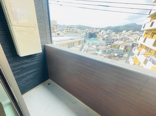 ヴィオラ扇町WESTのバルコニー
