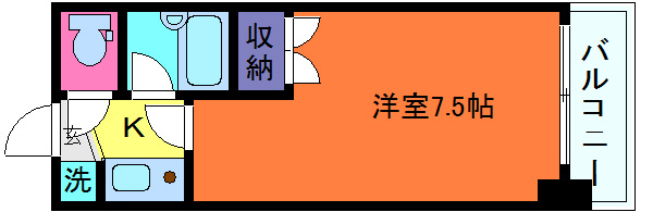 リアライズ六甲Ⅰ(旧ジュネス六甲1)の間取り
