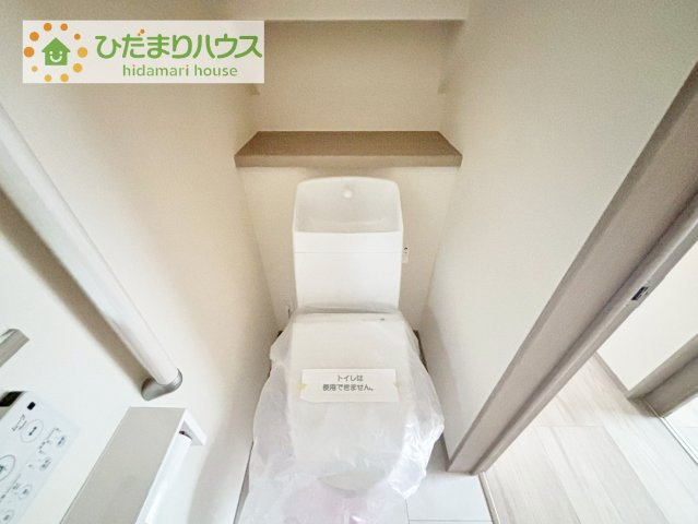 【トイレ】 | 土浦市中高津2丁目931番　新築戸建 | 1・2階にトイレあり。階段を降りなくてもいいので、高齢者の方も優しい☆彡