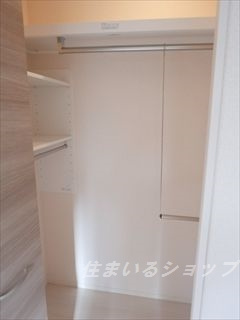 広島市安佐北区可部３丁目のアパートの収納|ウォークインクローゼット