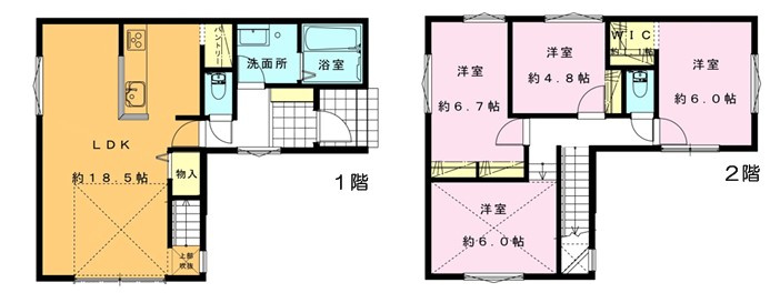 ◎高座郡寒川町小谷1丁目　新築戸建　B号棟の間取り|4LDK☆