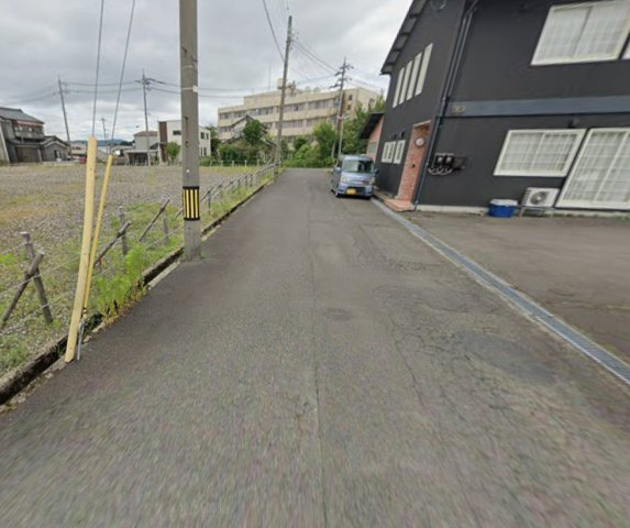 越前市中央2丁目　全6区画　の前面道路含む現地写真