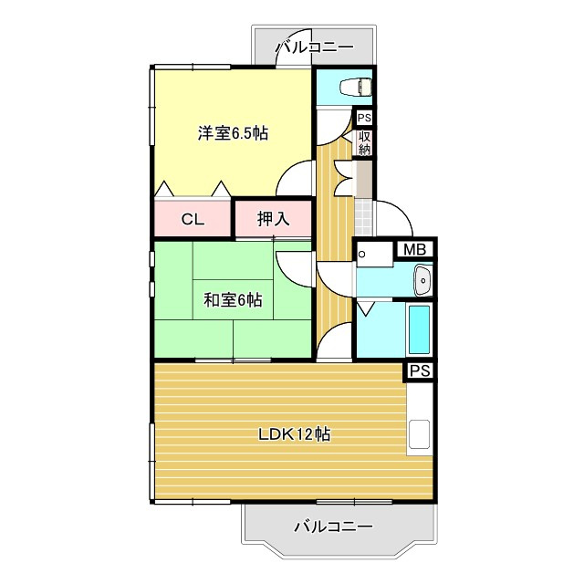 コーポ・南風の間取り