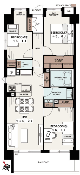 レーベンハイム久米川ルーエンプラッツ