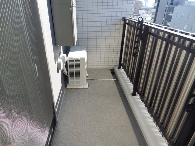 ボナール白山のバルコニー