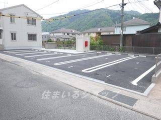 広島市安佐北区可部南１丁目のアパートの駐車場