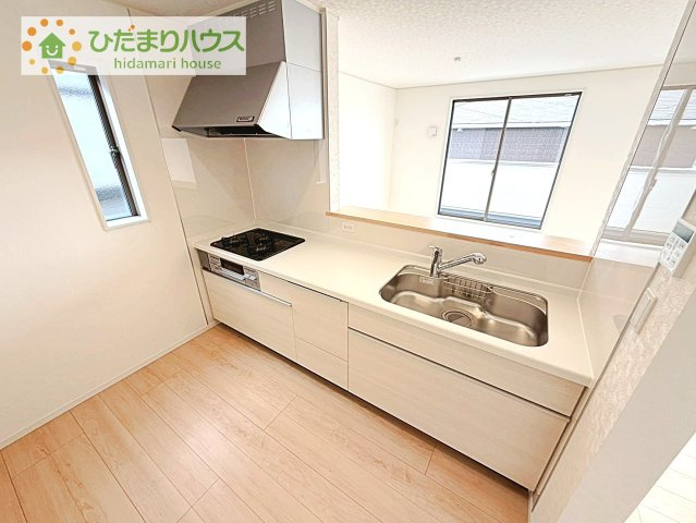 【キッチン】 | 取手市新町第13　新築戸建　1号棟 | 料理をしながらでも、ご家族との会話を楽しめる対面式キッチン♪