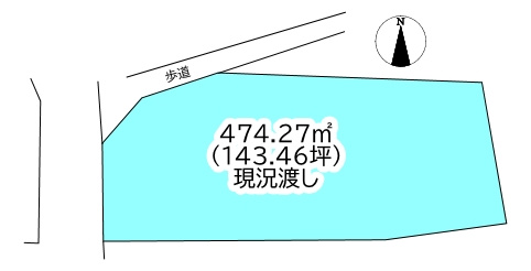 星原町　売土地の土地図