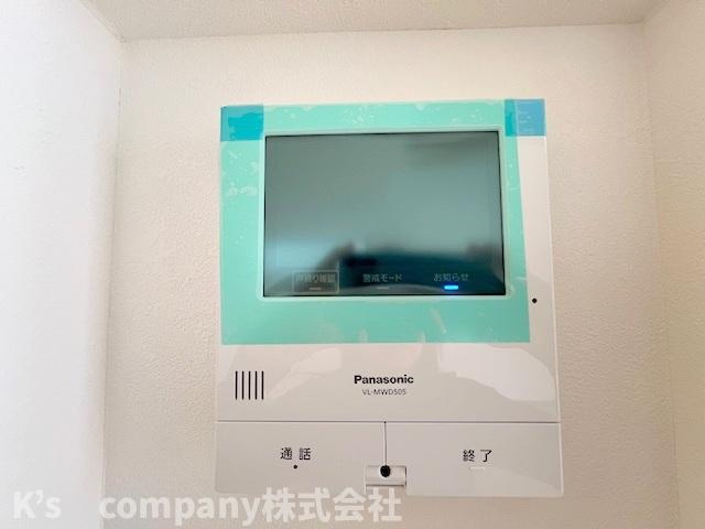 ◎高座郡寒川町小谷1丁目　新築戸建　C号棟の防犯設備|訪問者の顔が見えて安心です♪