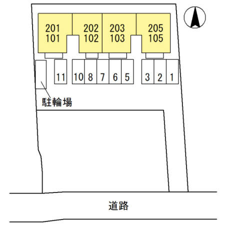 【区画図】 | アミュレット　A棟