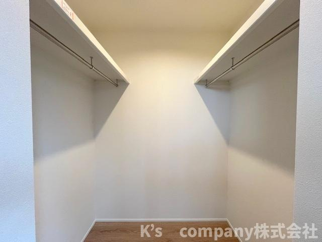 ◎高座郡寒川町小谷1丁目　新築戸建　D号棟の収納|奥行きあるウォークインクローゼット完備◇◇