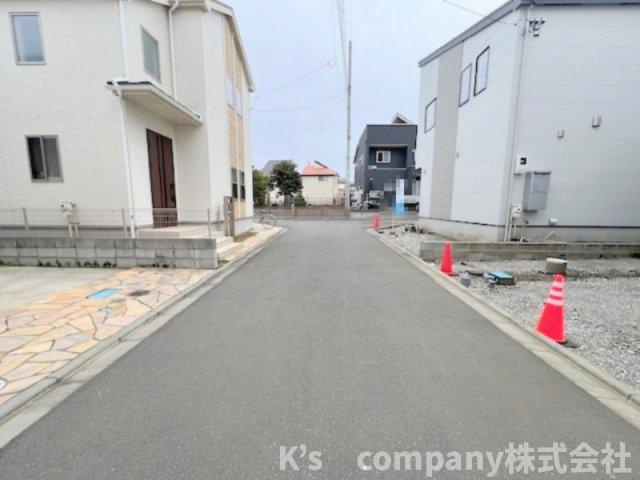 ◎高座郡寒川町小谷1丁目　新築戸建　D号棟の前面道路含む現地写真|前面道路の様子です◇