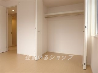 広島市安佐北区落合１丁目のアパートの寝室|クローゼットあり