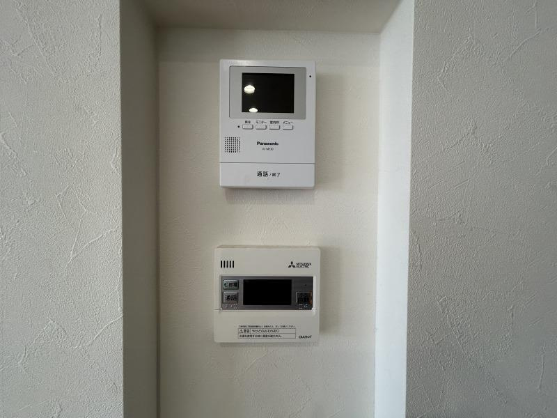 一宮しなね　中古戸建　（築浅物件）の防犯設備|モニター付きインターホン