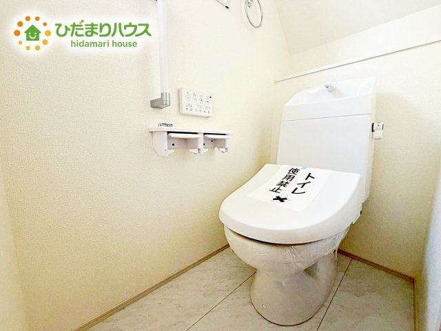 【トイレ】 | 笠間市吉岡第1　新築戸建 | 節水できるトイレで、少ないお水でもしっかりと洗浄してくれます！