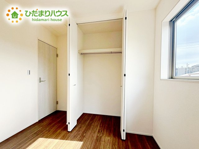 【収納】 | 笠間市吉岡第1　新築戸建 | 居室にゆとりが持てる大収納クローゼット付き♪