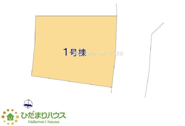 【区画図】 | 笠間市吉岡第1　新築戸建 | 前面道路が広く、車の出し入れしやすい。