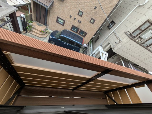 サクマハイツ　パート１のバルコニー