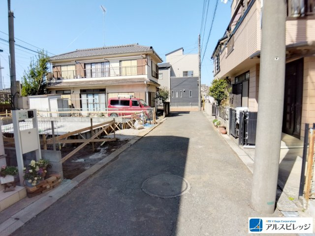 新築／ふじみ野市駒西　第６期　全１棟の前面道路含む現地写真|前面道路の様子です