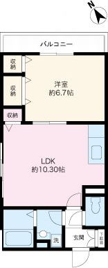 コンフォートJINの間取り