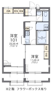 【間取り】 | レオパレスノウムレジデンスⅡ