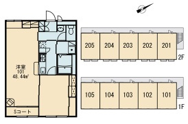 【区画図】 | レオパレスノウムレジデンスⅡ