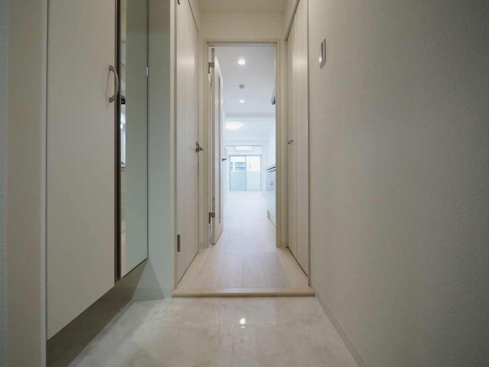 大阪市淀川区木川東３丁目の賃貸マンションの玄関