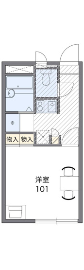 【間取り】 | レオパレスTAKAKURA | 画像2