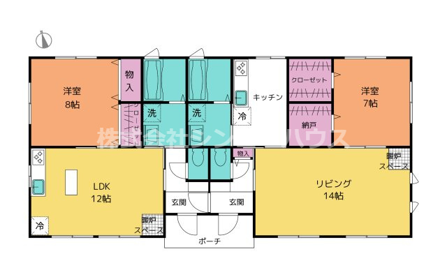 【間取り】 | 加須市中樋遣川　二世帯住宅