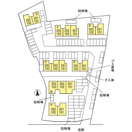 【区画図】 | 池田ファミリーゼーション D棟