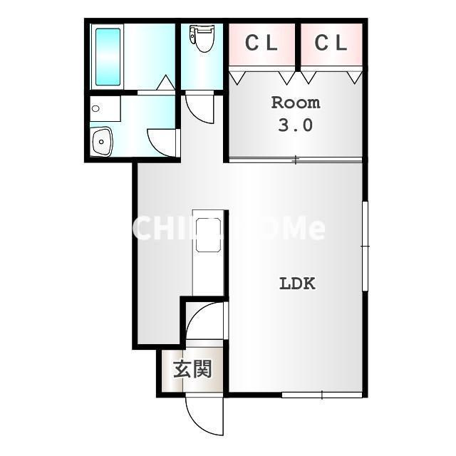 ブリーズ・アエルの間取り|当社、チルホームのHPもご覧ください(^^)/物件情報多数♪