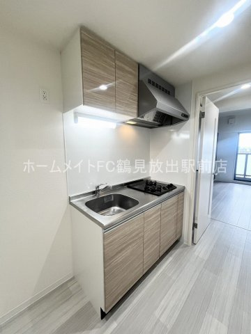 大阪市鶴見区諸口１丁目の賃貸マンションのキッチン