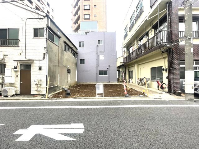 文京区本駒込５丁目売地の外観|対象地を正面から撮影