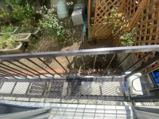 ドムスホワイトのバルコニー