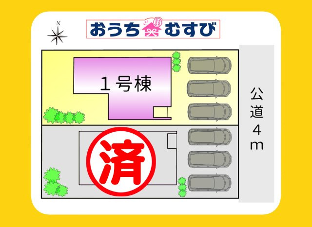 春日井市気噴町第10(全2棟) の区画図