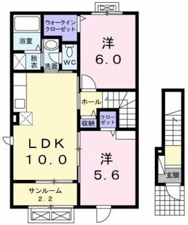 【間取り】 | グランド　ソレイユ