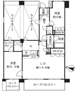 【間取り】 | クリオ相模大野弐番館