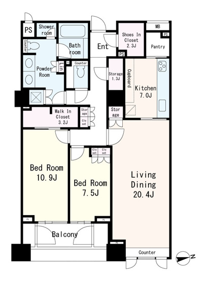 【間取り】 | 麻布台パークハウス
