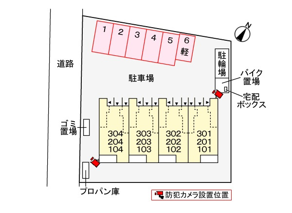 アイビードットオザクの区画図